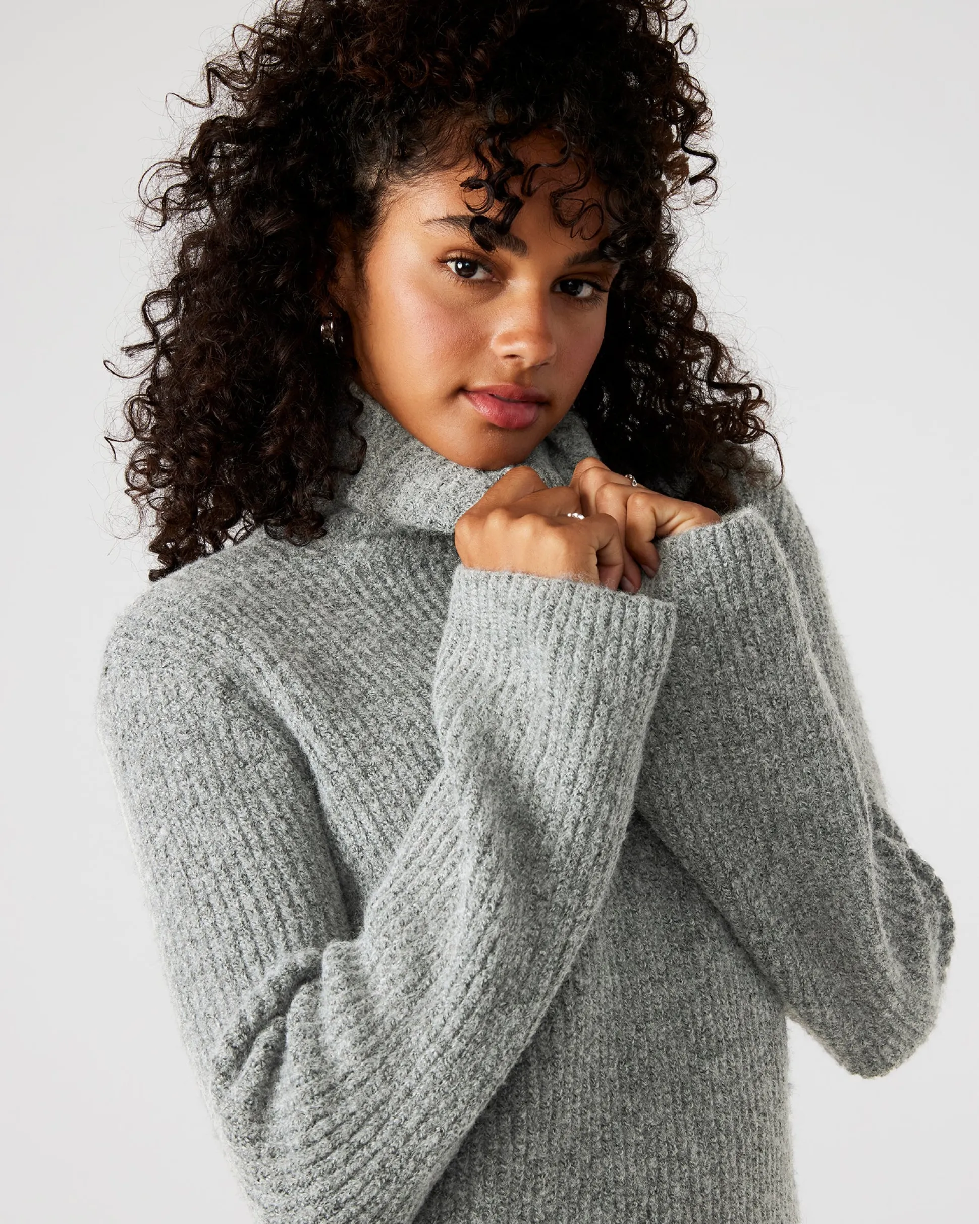 Abbie Sweater Dress Grey