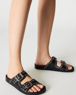 Abott Black Leather