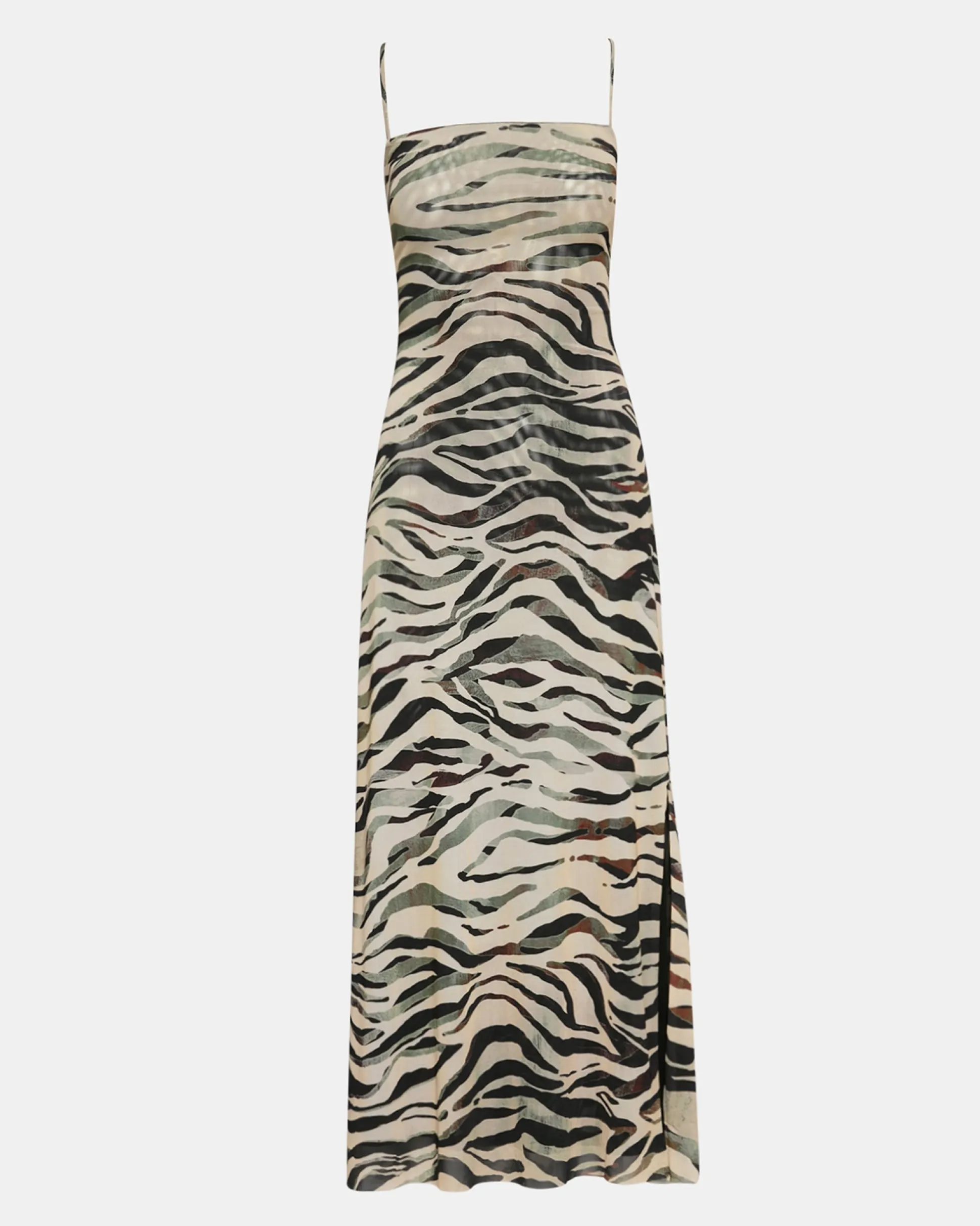 Adella Dress Caramel Zebra