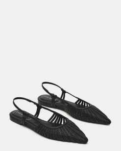 Alandria Black Raffia