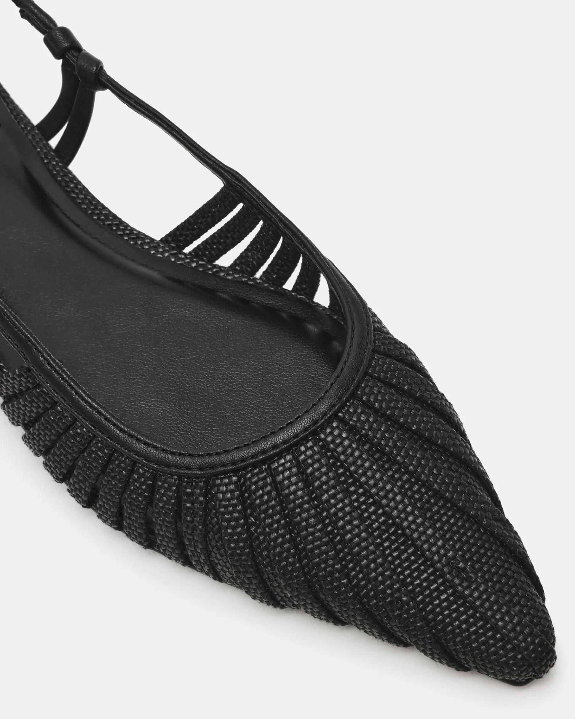 Alandria Black Raffia