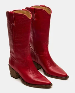 Albany Red Leather