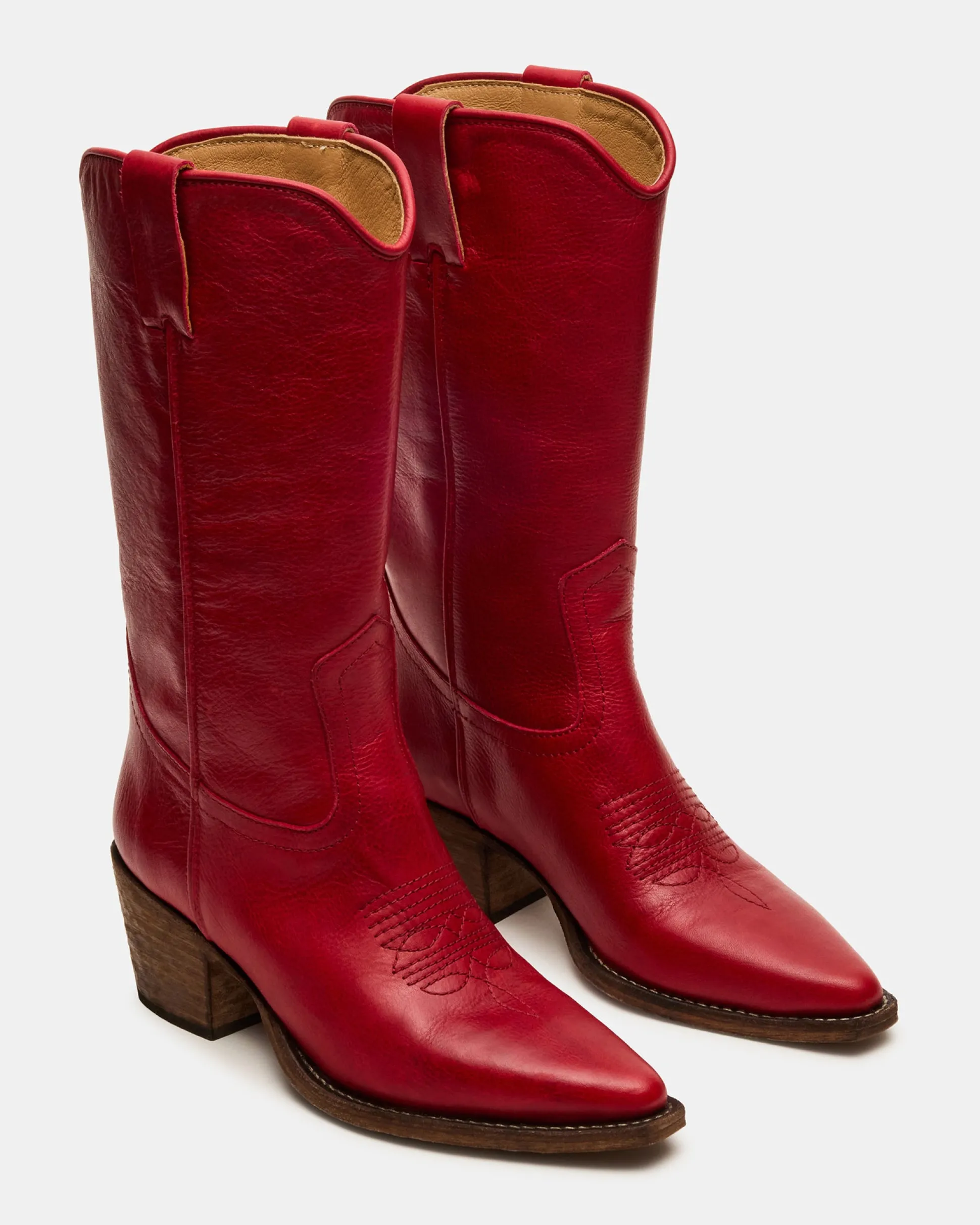 Albany Red Leather