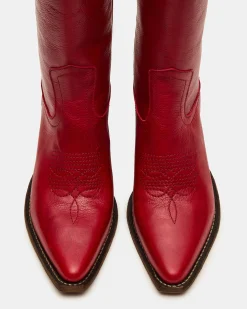 Albany Red Leather