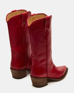 Albany Red Leather