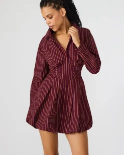Arielle Dress Wine