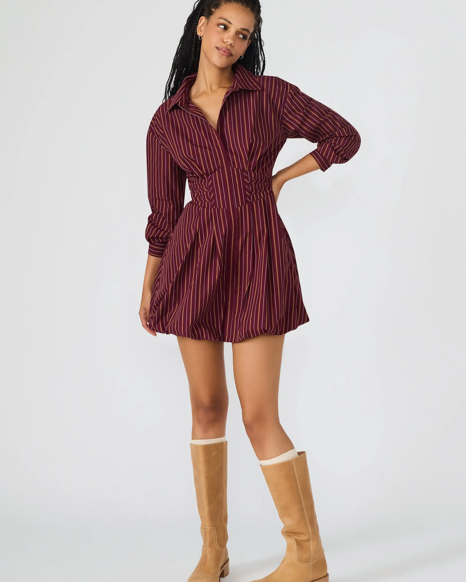 Arielle Dress Wine