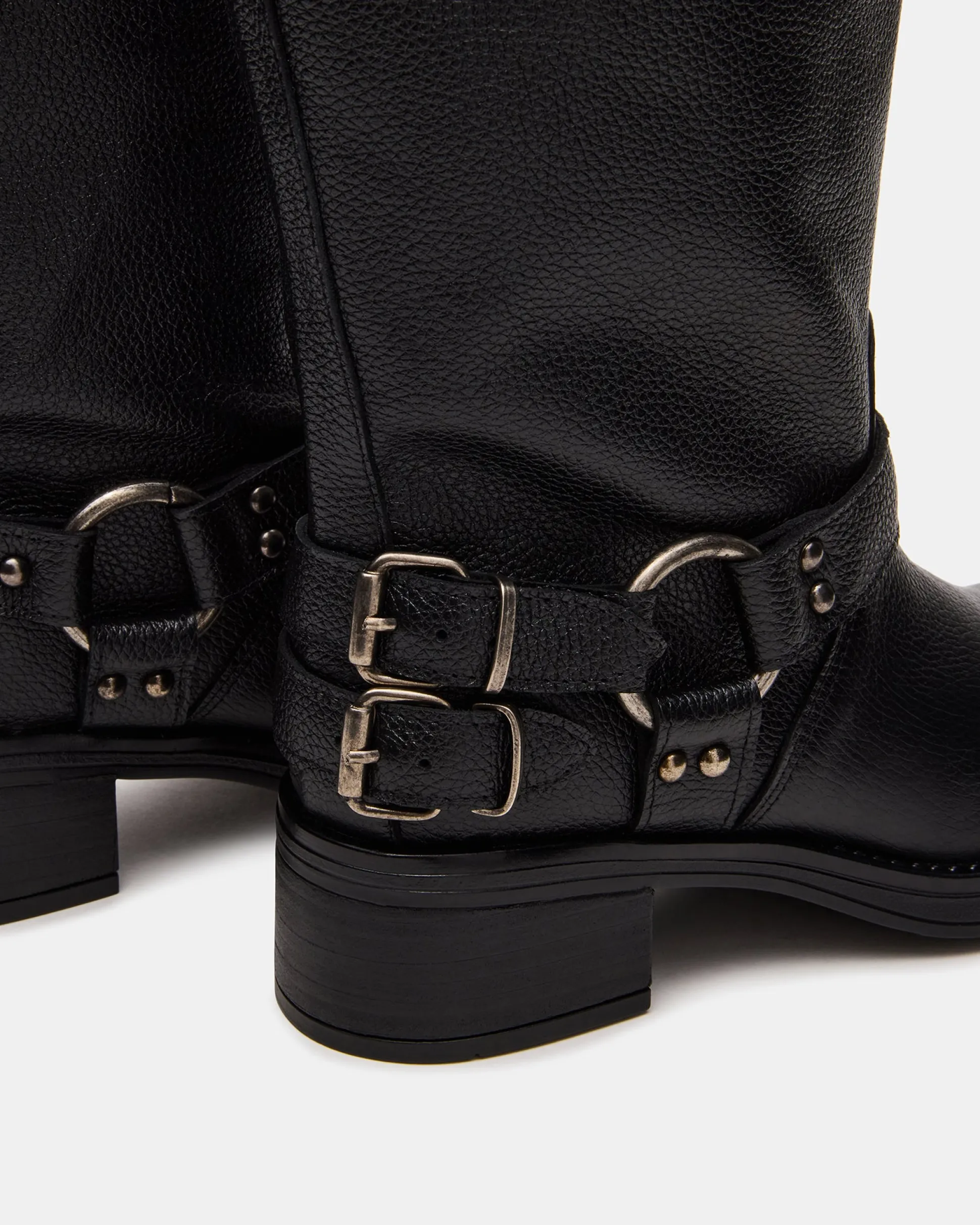 Astor Black Leather Wide Calf