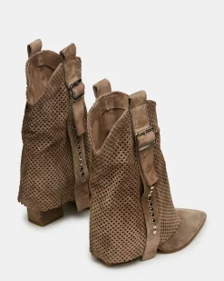 Aubrielle Taupe Suede