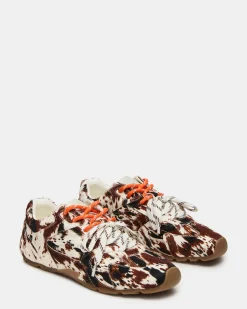 Aziel Brown Cow Print