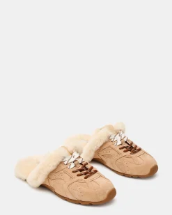 Aziel Mule Faux Fur Natural