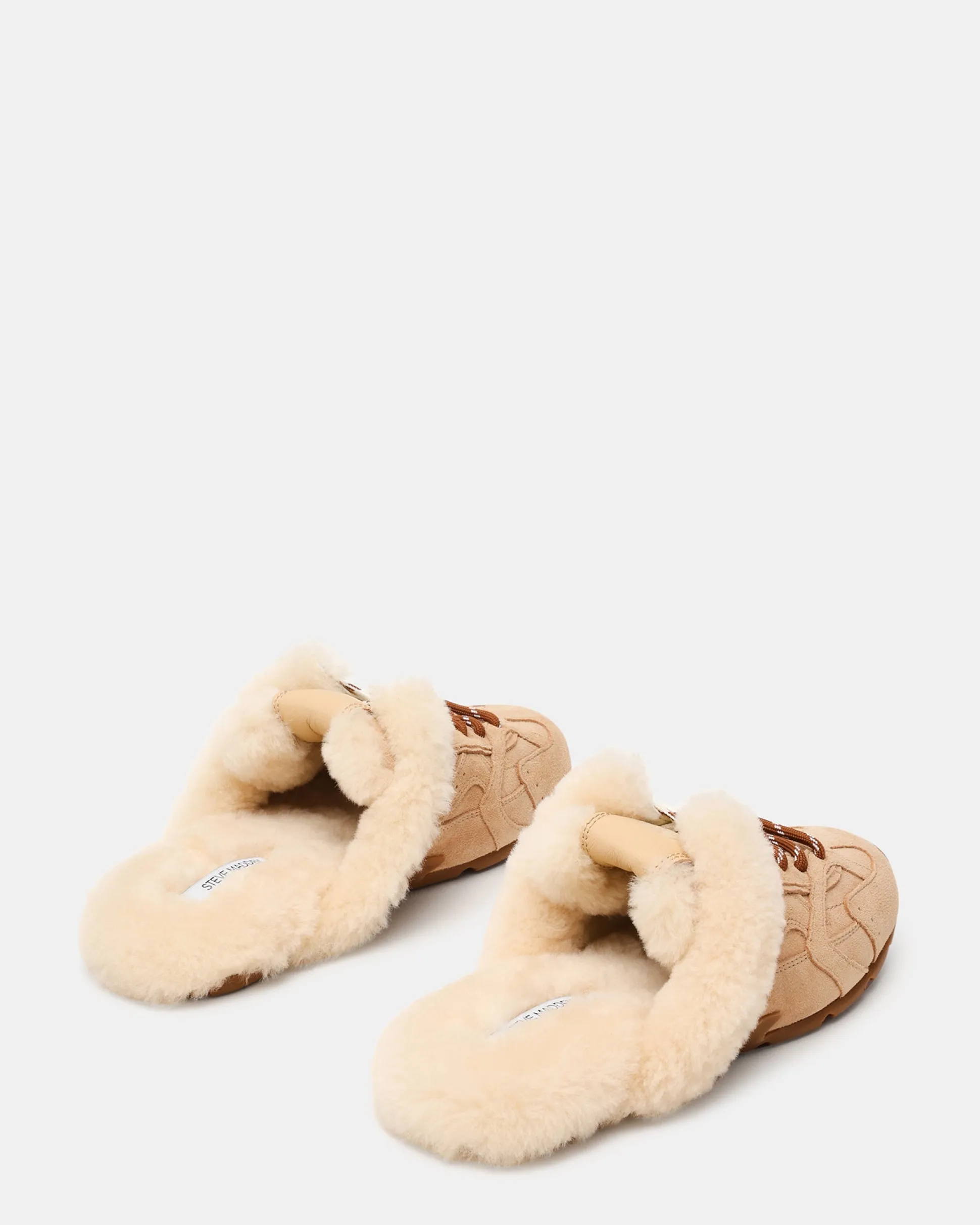 Aziel Mule Faux Fur Natural