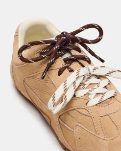 Aziel Sneaker & Shoelace Brown Bundle