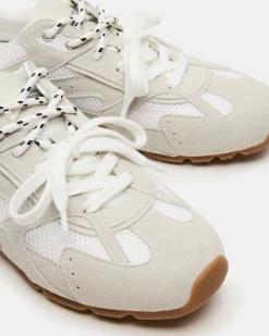 Aziel White Suede