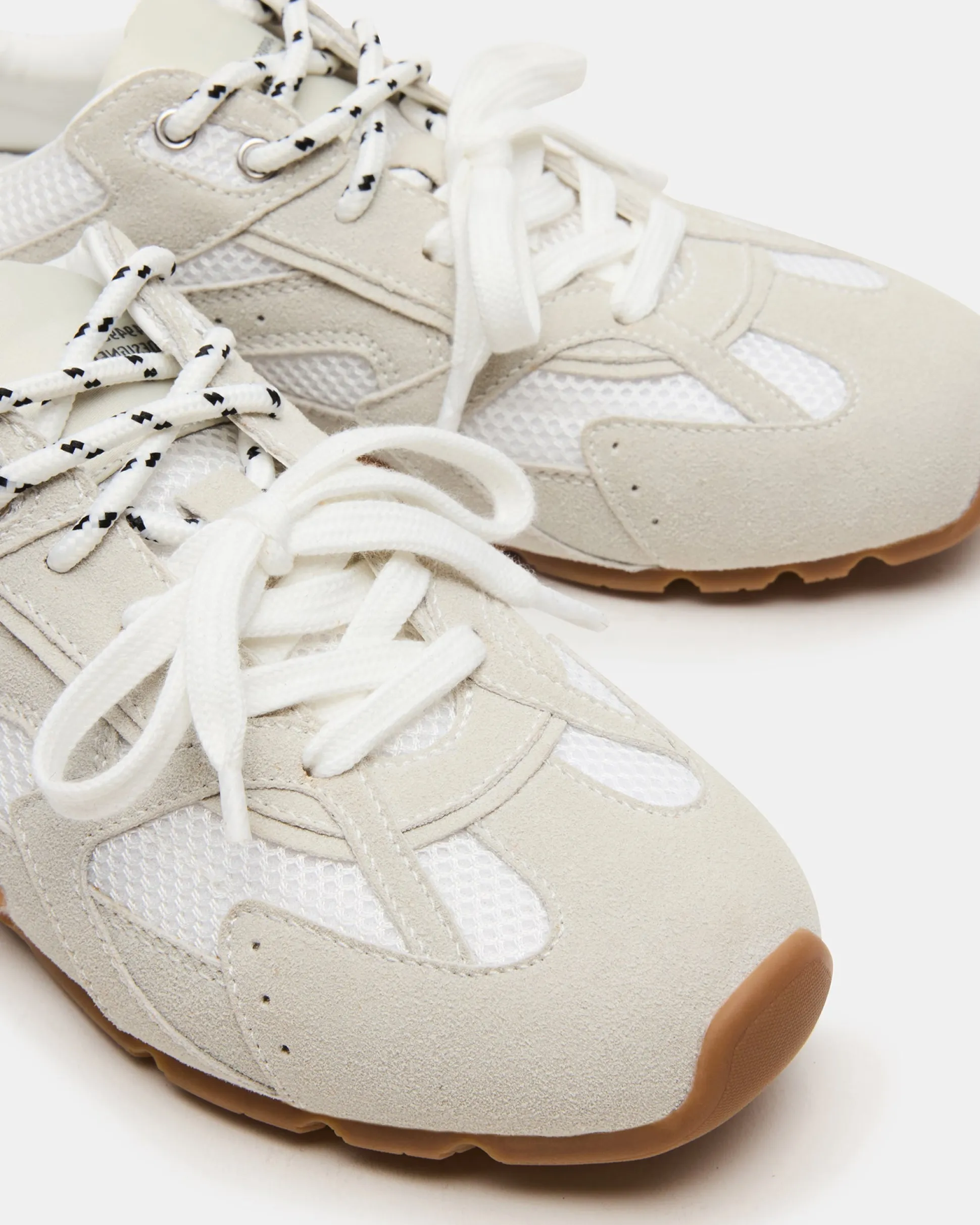Aziel White Suede