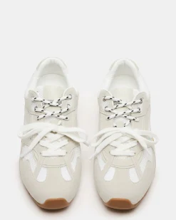 Aziel White Suede