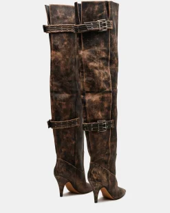 Baddie Brown Distressed