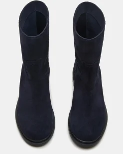 Bates Navy Suede
