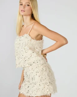 Blakelyn Feather Top Ivory