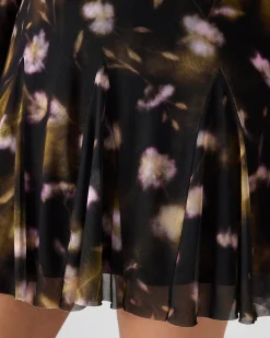 Bliss Dress Black Ditsy Floral