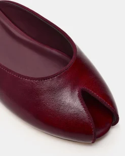 Bloss Burgundy Leather