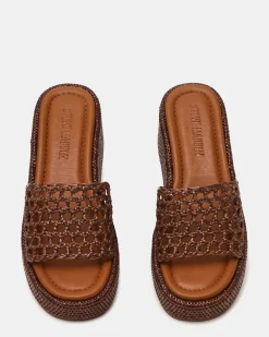 Brandy Brown Raffia