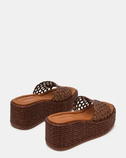 Brandy Brown Raffia