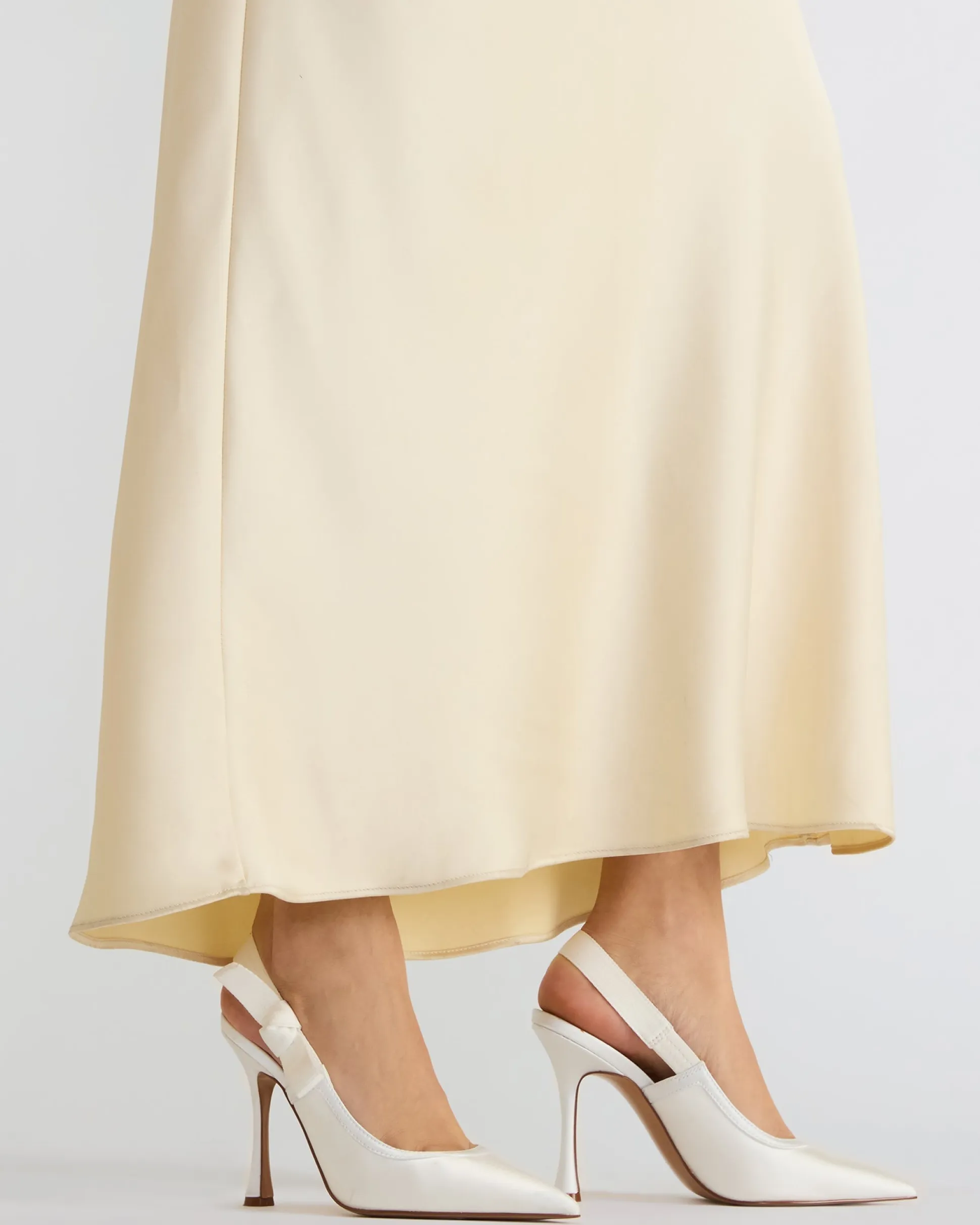 Bri White Satin