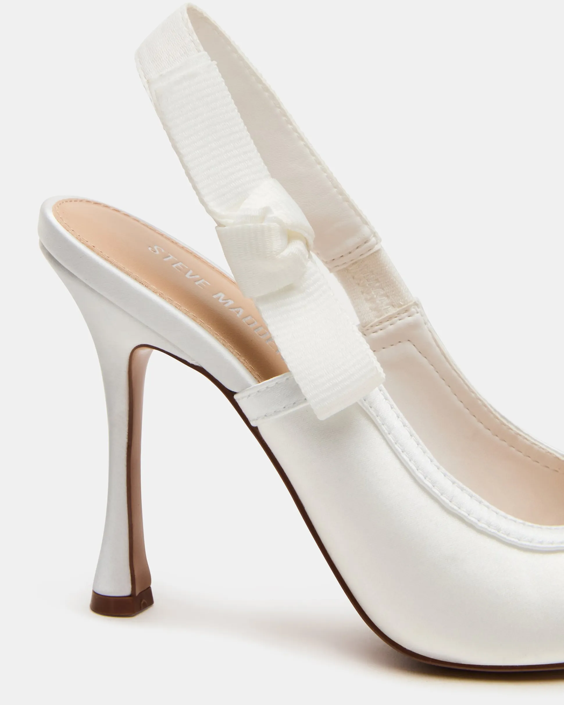 Bri White Satin