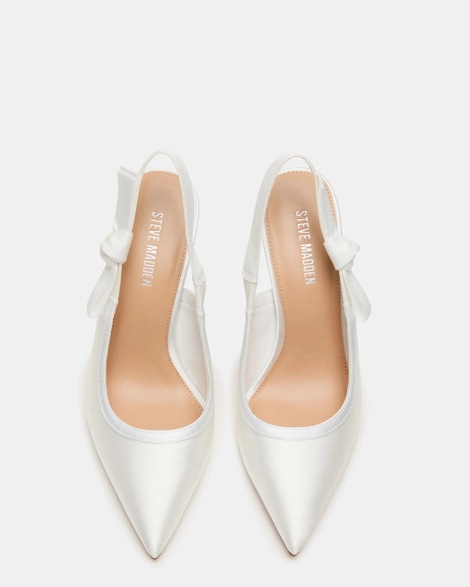 Bri White Satin