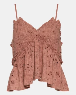 Bryna Top Burnt Coral