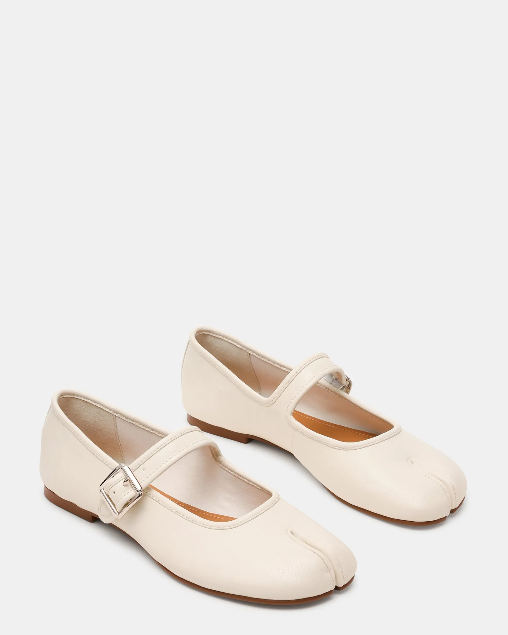 Calara White Leather