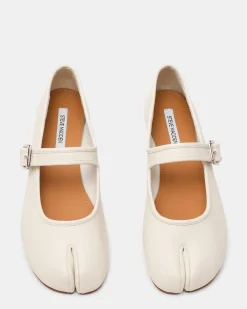 Calara White Leather