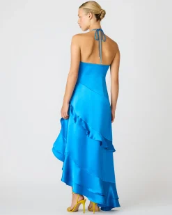 Caspia Dress Blue