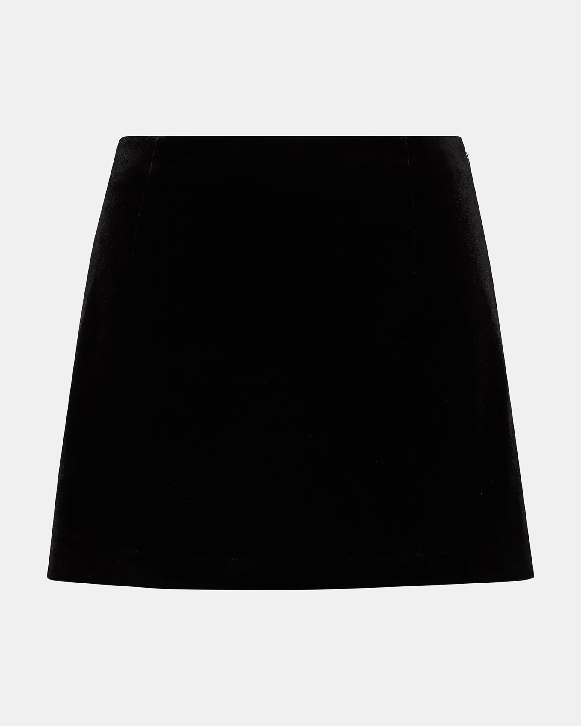 Cindi Velvet Skort Black