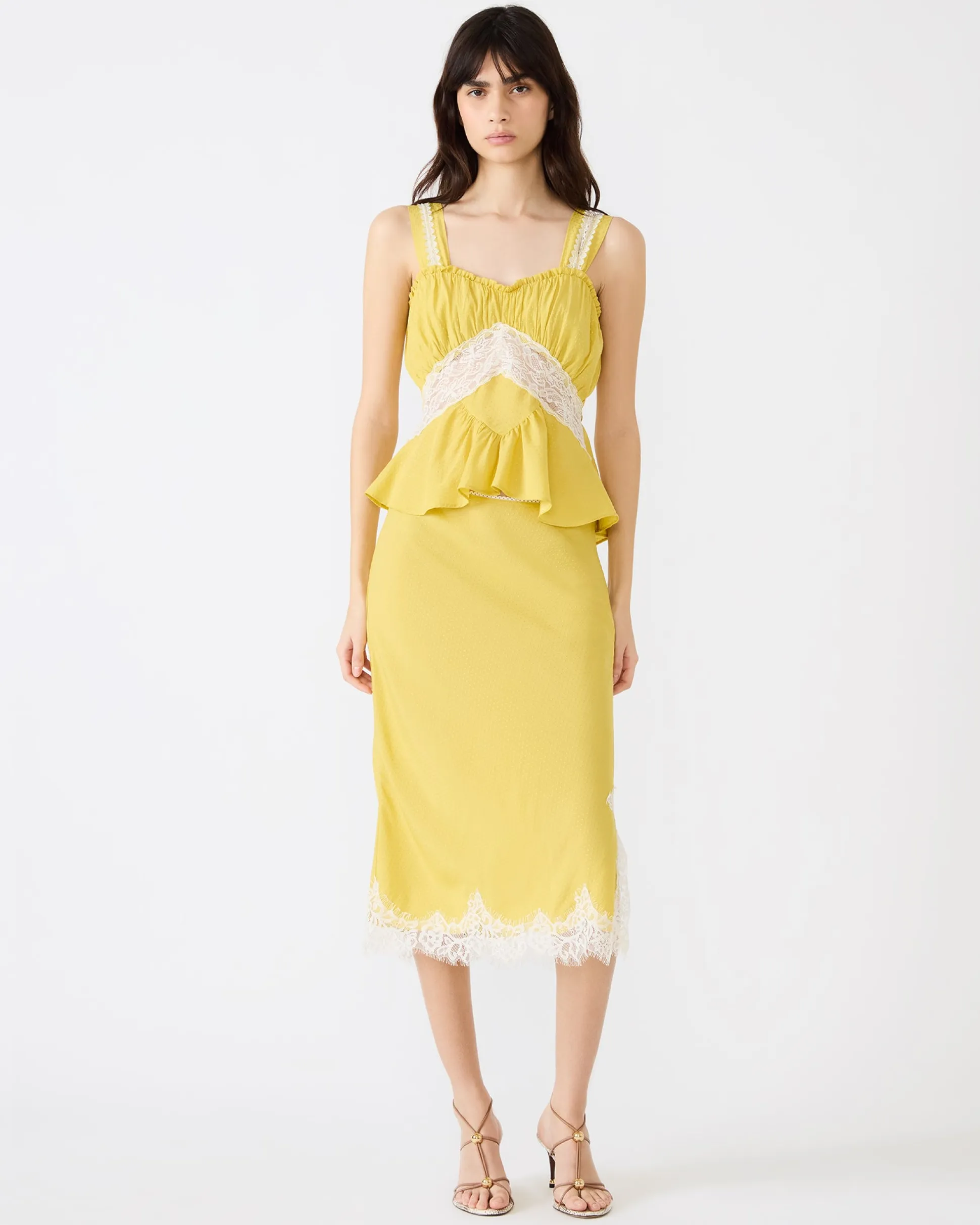 Cinthia Skirt Golden Lime