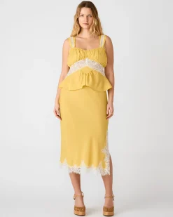 Cinthia Skirt Golden Lime