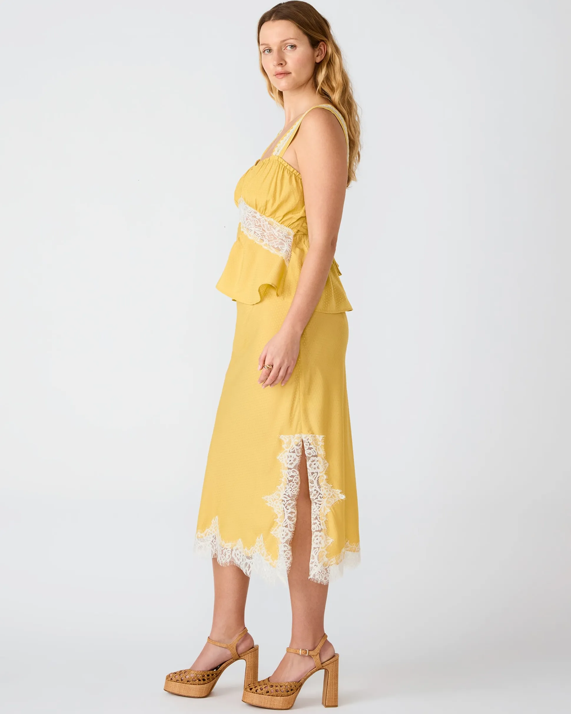 Cinthia Skirt Golden Lime