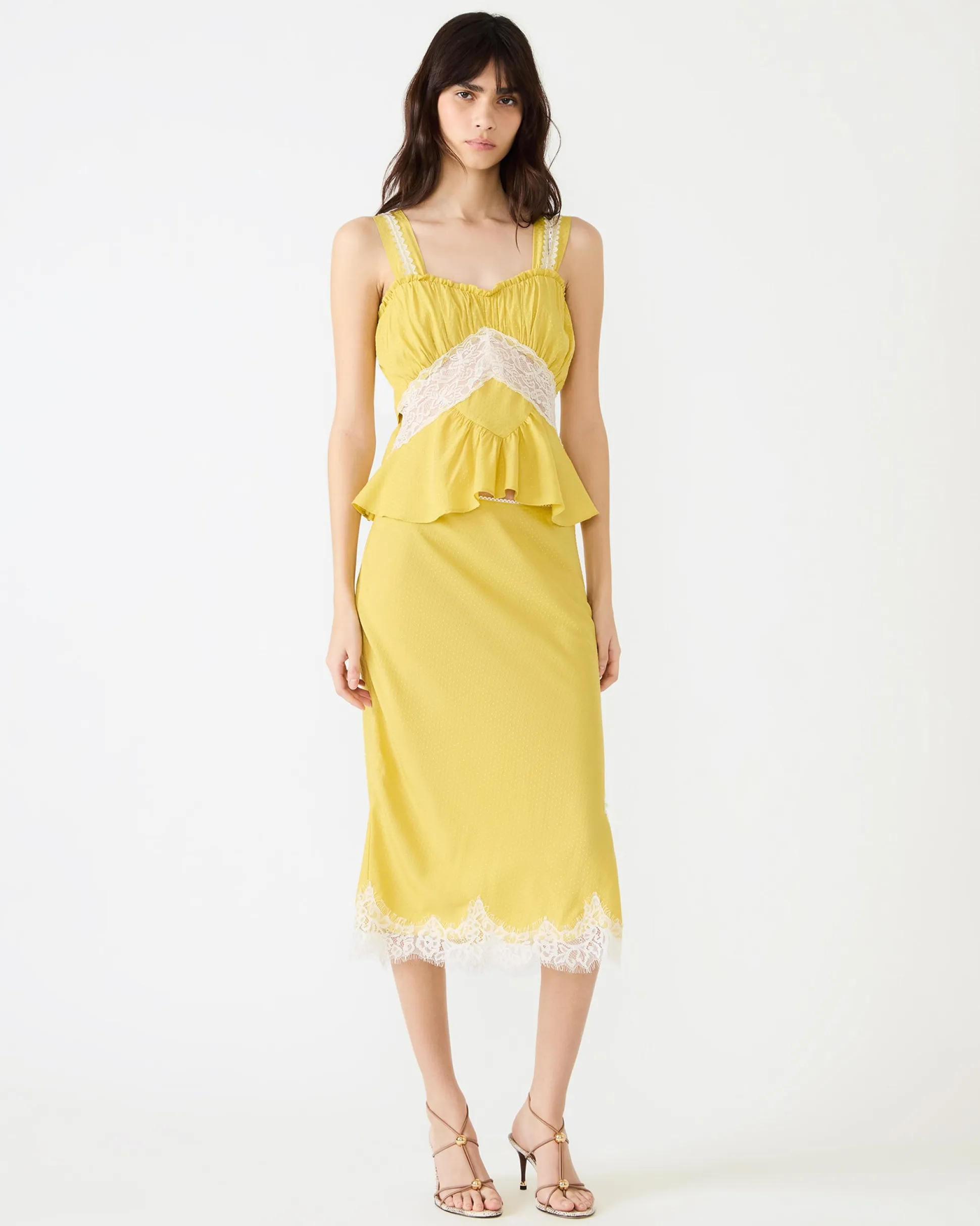 Cinthia Top Golden Lime