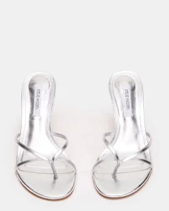 Clari Silver Leather