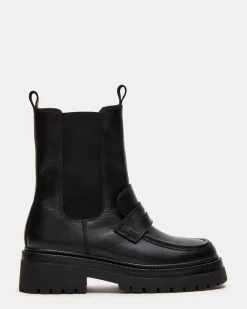 Conway Black Leather
