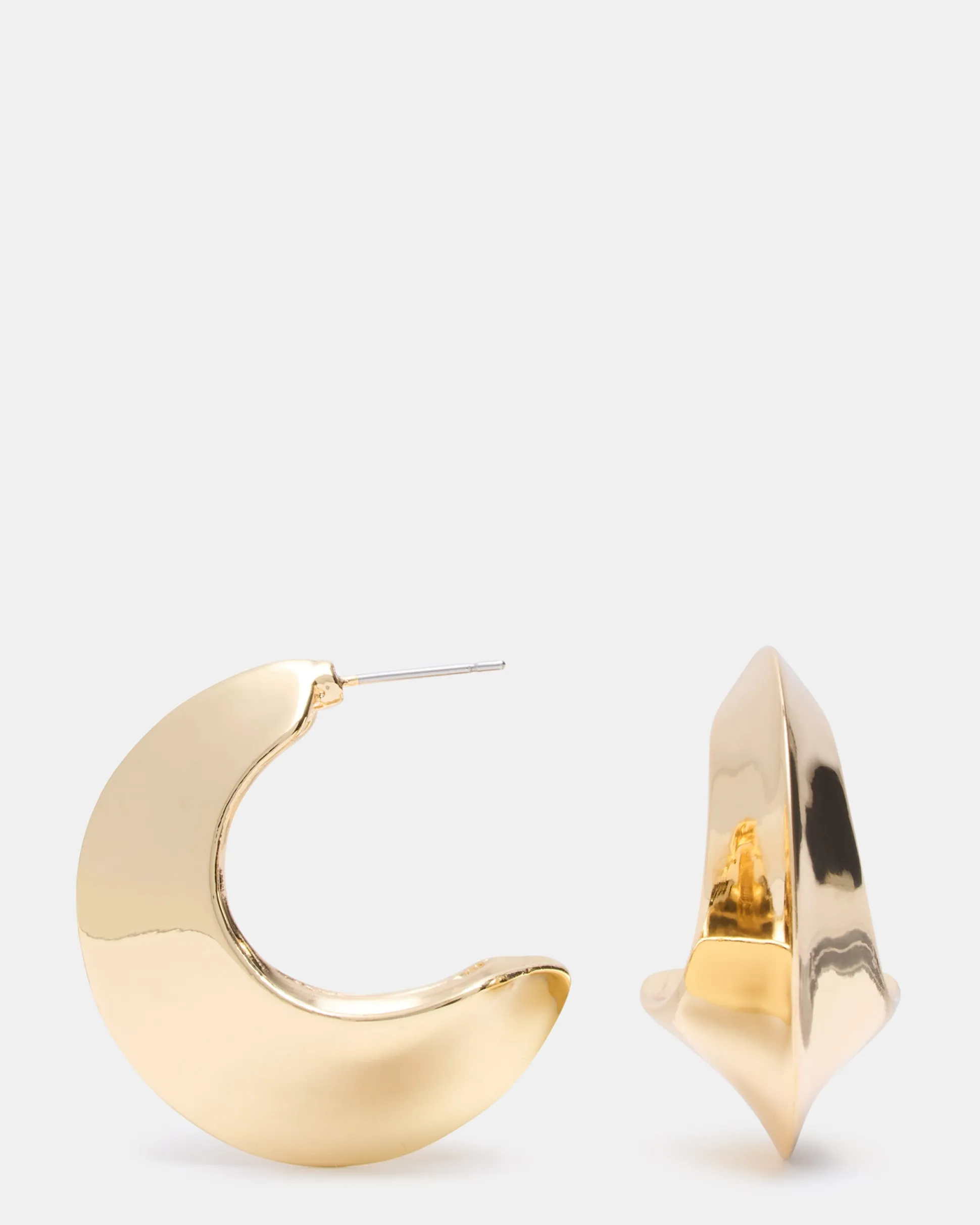 Crescent Earrings Gold
