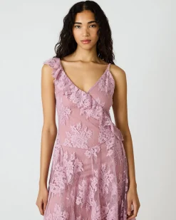 Dariella Dress Mauve Shadows