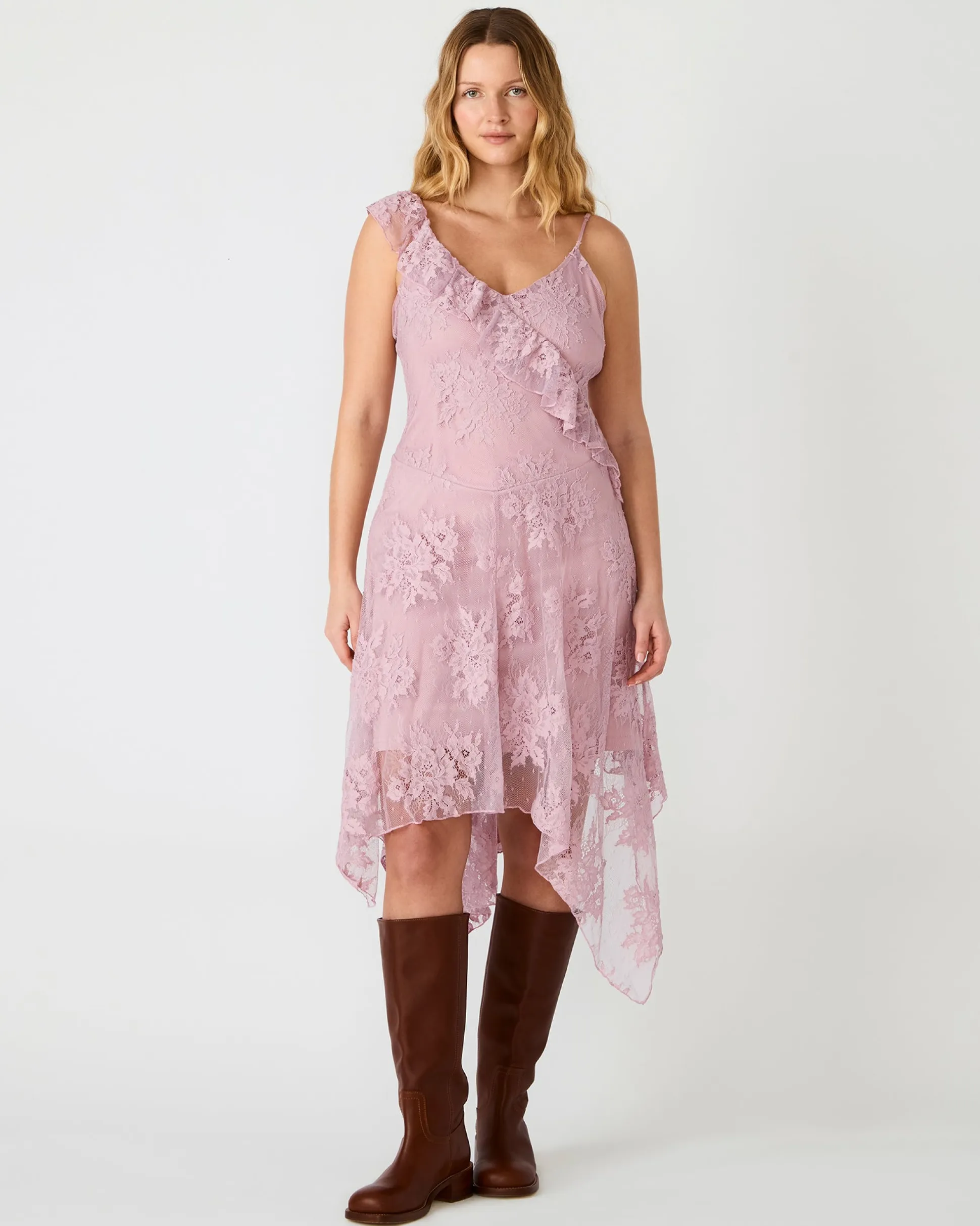 Dariella Dress Mauve Shadows