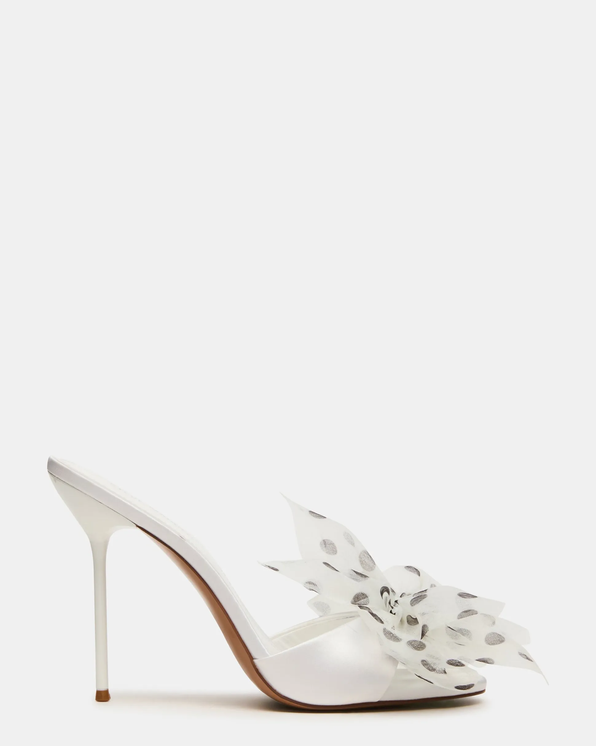 Davina Tulle White/black Polka Dot