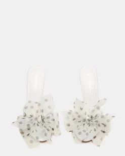 Davina Tulle White/black Polka Dot