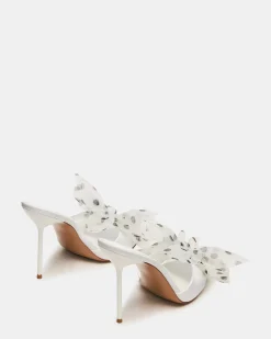 Davina Tulle White/black Polka Dot