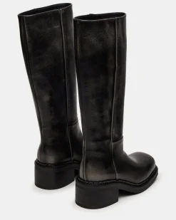 Davos Black Distressed