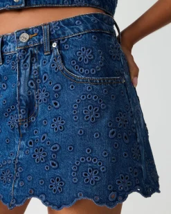 Delilah Skort Blue Depths