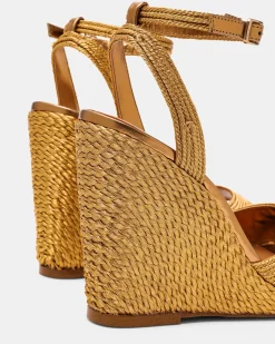 Devin Bronze Raffia